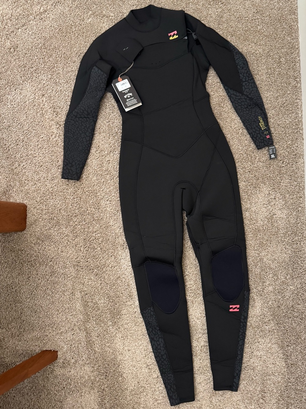 NWT Billabong Synergy 4/3 Wetsuit